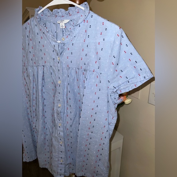 Red/White/Blue Button-Up - Picture 3 of 7